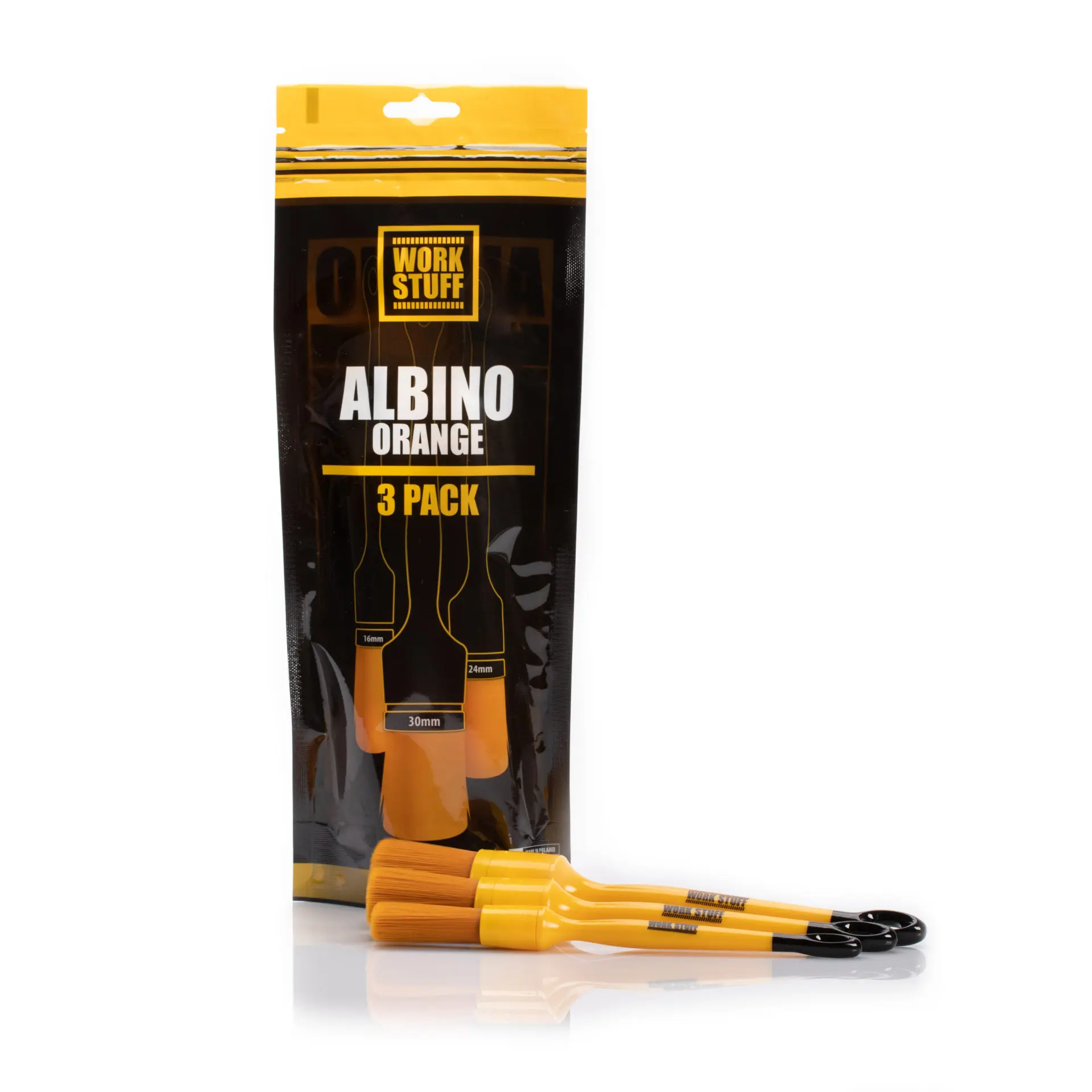 Detailing Brush Albino Orange – Precision Cleaning for Car Detailing