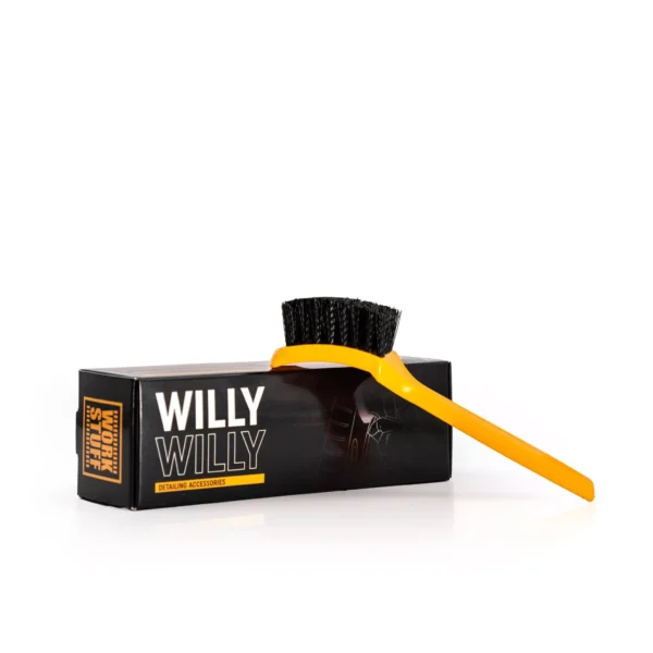 WILLY WILLY Tire Brush – Compact, Powerful Cleaning for Tires & Wheel Arches